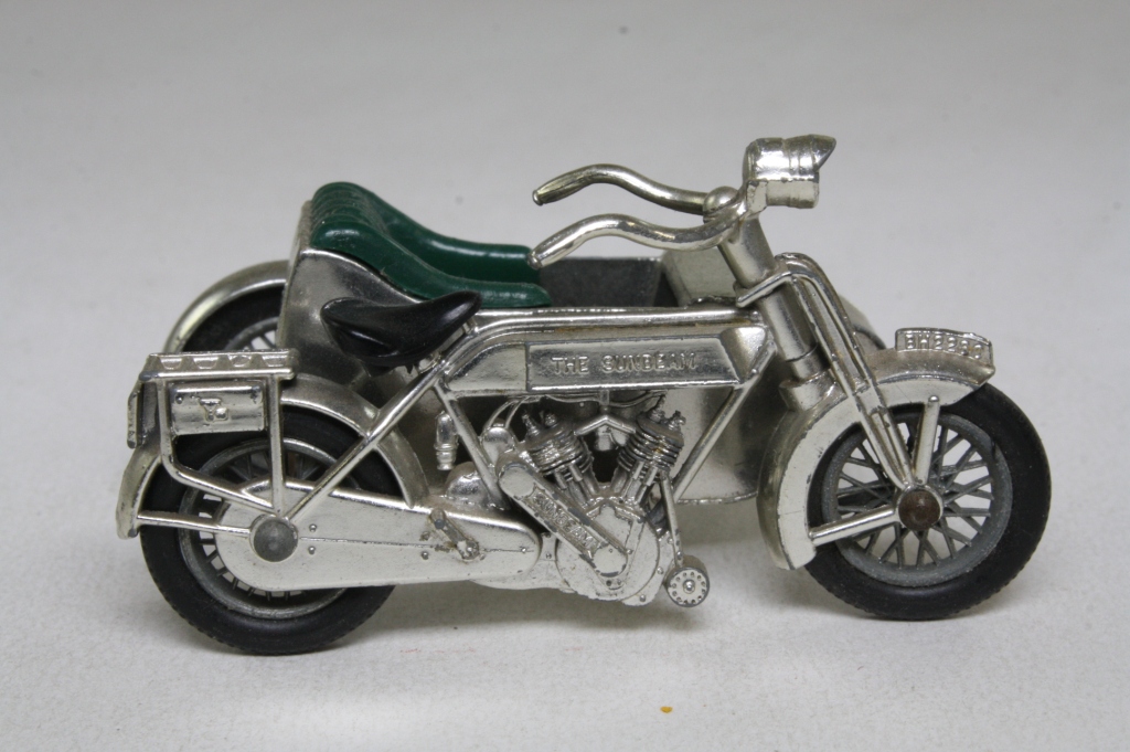 Models of Yesteryear Y-8/2; 1914 Sunbeam Motorcycle with Milford Sidecar